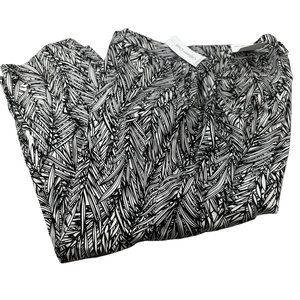 Coldwater Creek Women's Size 16 Pant Ankle Leg Tropical Black New With Tags